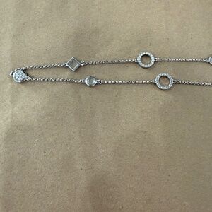 Lia Sophia Long Crystal Necklace - Retired